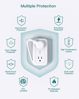 Foto 6 | Foto 6 | Cable Power Strip Addtam De 4 Salidas 3 Usb (2 Usb C) De 4 Pies Blanco - Venta Internacional.