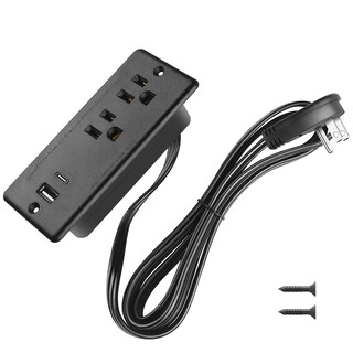 Foto 1 | Foto 1 | Regleta De Alimentación Empotrada Hhsoet De 20 W Con Cable De Alimentación Usb C De 10 Pies - Venta Internacional.