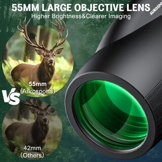 Foto 3 | Foto 3 | Monocular Aurosports 12x55 De Alta Potencia Con Adaptador Para Smartphone - Venta Internacional.