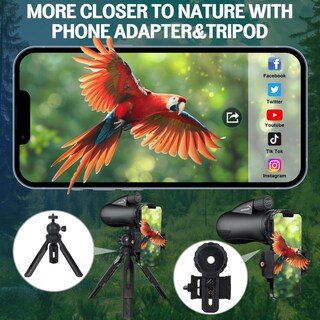 Foto 6 | Foto 6 | Monocular Aurosports 12x55 De Alta Potencia Con Adaptador Para Smartphone - Venta Internacional.