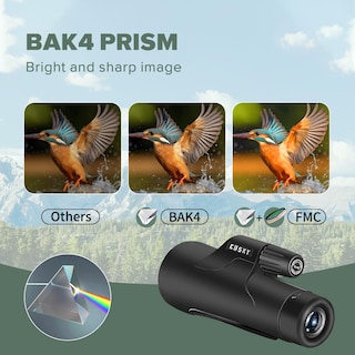 Foto 3 | Foto 3 | Monocular Gosky 12x50 Hd Con Adaptador De Teléfono Resistente Al Agua - Venta Internacional.