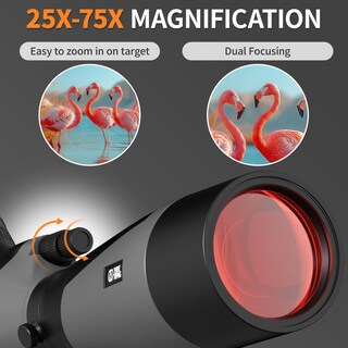 Foto 3 | Foto 3 | Prisma Spotting Scope Bak4 De Tres Triples 25-75 X 85 Cm Con Trípode - Venta Internacional.