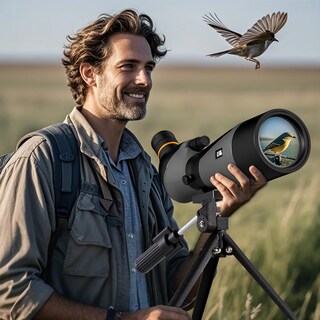 Foto 7 | Foto 7 | Prisma Spotting Scope Bak4 De Tres Triples 25-75 X 85 Cm Con Trípode - Venta Internacional.
