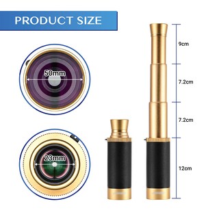 Foto 4 | Foto 4 | Telescopio Monocular Aomekie Pirate 25x50 Con Bolsa Y Estuche - Venta Internacional.