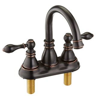Foto 1 | Foto 1 | Grifo Para Lavabo De Baño 3 Orificios Bronce Frotado Con Aceite - Venta Internacional.