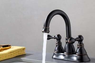 Foto 7 | Foto 7 | Grifo Para Lavabo De Baño 3 Orificios Bronce Frotado Con Aceite - Venta Internacional.