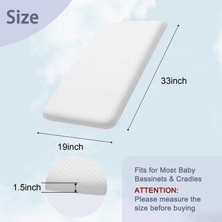Foto 7 | Foto 7 | Protector De Colchón Lisara Para Cuna De Bebé Gel Viscoelástico 33 X 19 Cm - Venta Internacional.