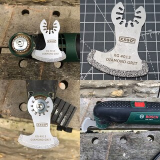 Foto 3 | Foto 3 | Saw Blades Xxgo Multiherramienta Oscilante De Carburo De Diamante 4 Unidades - Venta Internacional.
