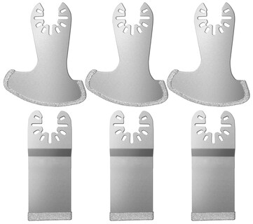 Foto 1 | Foto 1 | Cuchillas Oscilantes Multiherramientas Leiluo  Paquete De 6 Unidades  Removedor De Lechada Diamantada - Venta Internacional.