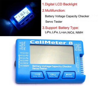 Foto 3 | Foto 3 | Comprobador De Capacidad De Batería Fpvdrone Cellmeter 8 Para Lipo Life Li-ion Nimh Nicd - Venta Internacional.