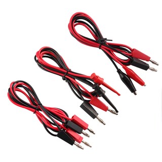 Foto 2 | Foto 2 | Cables Para Multímetro Micsoa Juego De Conectores Y Miniganchos De Cocodrilo A Plátano (3 Pares) - Venta Internacional.