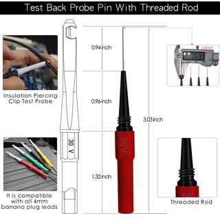 Foto 3 | Foto 3 | Kit De Cables De Prueba Boceuc - Multímetro De Silicona Cat Iii (1000 V) - Venta Internacional.