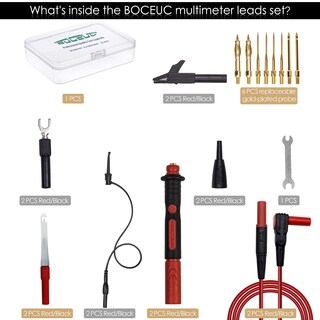 Foto 7 | Foto 7 | Kit De Cables De Prueba Boceuc - Multímetro De Silicona Cat Iii (1000 V) - Venta Internacional.