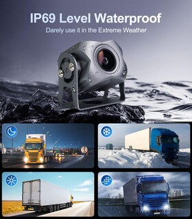 Foto 6 | Foto 6 | Dash Cam Seventour De 6 Canales 1080p Con Monitor Táctil De 10 33 Pulgadas - Venta Internacional.