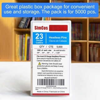 Foto 3 | Foto 3 | Clavos Sin Cabeza Simcos De Pinner Nails Calibre 23 5 Tamaños (5000) - Venta Internacional.
