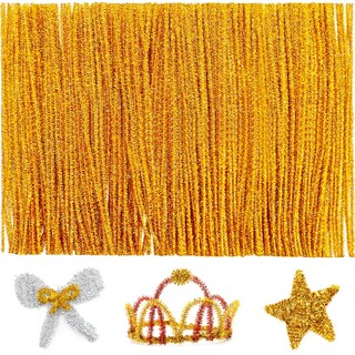 Foto 1 | Foto 1 | Limpiapipas Iooleem Golden Glitter 200 Unidades Para Manualidades - Venta Internacional.