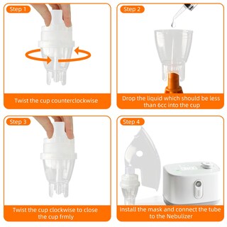 Foto 5 | Foto 5 | Kit Nebulizador Fugqf Para Niños Con 2 Juegos Completos De Repuesto - Venta Internacional.