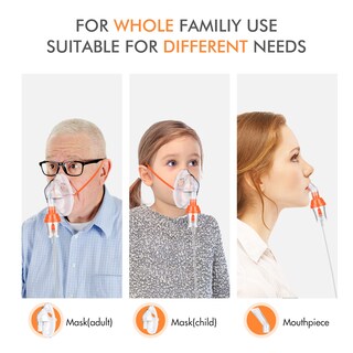 Foto 2 | Foto 2 | Máquina Nebulizadora Srivdk Para Adultos Y Niños Con Espaciador Otc - Venta Internacional.
