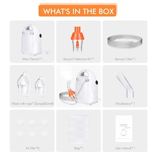 Foto 7 | Foto 7 | Máquina Nebulizadora Srivdk Para Adultos Y Niños Con Espaciador Otc - Venta Internacional.