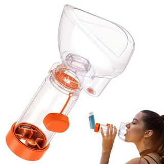 Foto 1 | Foto 1 | Espaciador Inhalador Sawozu Nessi Otc Para Niños Y Adultos Color Naranja - Venta Internacional.