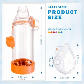 Foto 5 | Foto 5 | Espaciador Inhalador Sawozu Nessi Otc Para Niños Y Adultos Color Naranja - Venta Internacional.