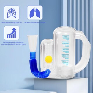 Foto 2 | Foto 2 | Entrenador De Respiración Incentive Spirometer Accrest White02 5000 Ml - Venta Internacional.
