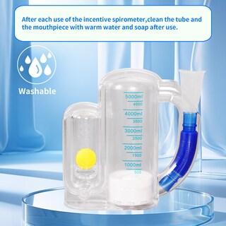 Foto 3 | Foto 3 | Entrenador De Respiración Incentive Spirometer Accrest White02 5000 Ml - Venta Internacional.