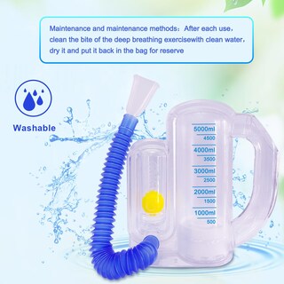 Foto 3 | Foto 3 | Espirómetro Incentive Foxuncle Entrenador Pulmonar Para Adultos 1000 Ml 5000 Ml - Venta Internacional.
