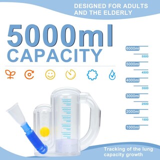 Foto 4 | Foto 4 | Espirómetro Breathing Trainer Tnorae Incentive Para Adultos 5000 Ml - Venta Internacional.