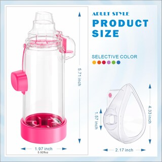 Foto 6 | Foto 6 | Espaciador Inhalador Sawozu Nessi Otc Para Niños Y Adultos Color Rosa - Venta Internacional.