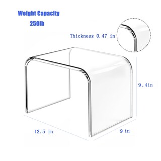 Foto 2 | Foto 2 | Taburete Bopkowi Acrílico Transparente Impermeable Con Capacidad De 250 Libras - Venta Internacional.