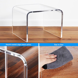 Foto 3 | Foto 3 | Taburete Bopkowi Acrílico Transparente Impermeable Con Capacidad De 250 Libras - Venta Internacional.