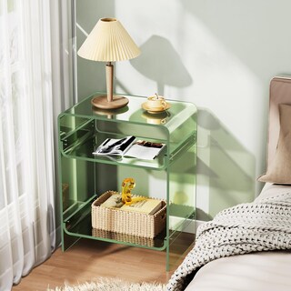 Foto 5 | Foto 5 | Tocadiscos Acrylicolor Para Mesa Auxiliar Con Estante De Almacenamiento Transparente - Venta Internacional.