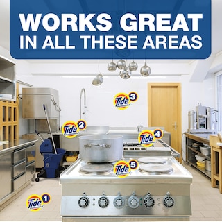Foto 3 | Foto 3 | Cleaner Tide Professional Para Suelo Y Caja Multiusos De 8 16 Kg - Venta Internacional.