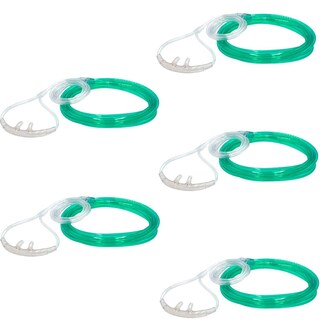 Foto 1 | Foto 1 | Cánula Nasal De Oxígeno Jwyn Paquete De 5 Unidades Para Adultos 2 M Con Conector De Trompeta - Venta Internacional.