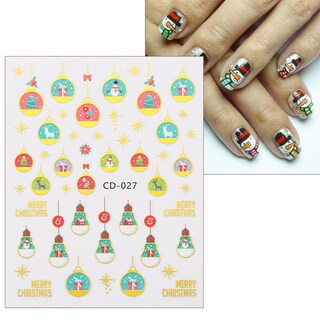 Foto 5 | Foto 5 | Pegatinas Para Decoración De Uñas Kehkfsef Diseño De Copo De Nieve Navideño 3d Autoadhesivas - Venta Internacional.