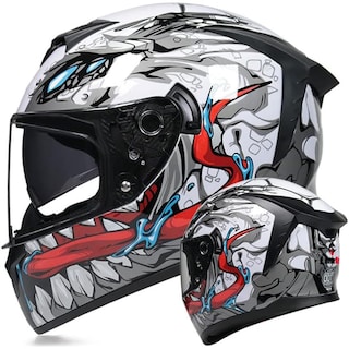 Foto 1 | Foto 1 | Casco De Moto Motuomr Integral Aprobado Por El Dot Unisex - Venta Internacional.