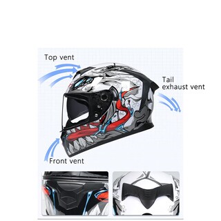 Foto 5 | Foto 5 | Casco De Moto Motuomr Integral Aprobado Por El Dot Unisex - Venta Internacional.