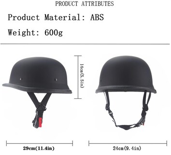 Foto 5 | Foto 5 | Casco De Moto Sanqing Estilo Alemán Con Cara Abierta Dot (l) - Venta Internacional.