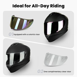 Foto 3 | Foto 3 | Casco De Moto Auboa Au-t801 Integral Ligero Dot - Venta Internacional.