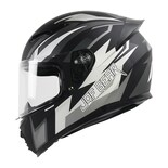 Casco De Moto Jqf Gear Ws-607 Integral Aprobado Por El Dot - Venta Internacional.
