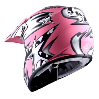 Foto 5 | Foto 5 | Casco De Motocross 1storm Matt Star Pink Aprobado Por El Dot Para Jóvenes - Venta Internacional.