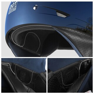 Foto 7 | Foto 7 | Medio Casco De Moto Glx M14 Cruiser Con Visera Tintada Negra - Venta Internacional.