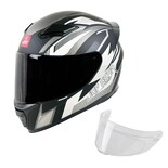 Casco De Moto Jqf Gear Ws-607 Integral Aprobado Por El Dot - Venta Internacional.