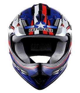 Foto 4 | Foto 4 | Casco De Motocross 1storm Shark Blue Kids M 51-52 Cm + Gafas - Venta Internacional.