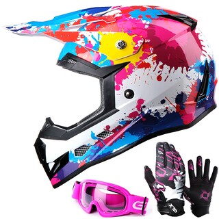 Foto 1 | Foto 1 | Casco Glx Gx623 Dot Para Niños Y Jóvenes Todoterreno Grafiti Tamaño Mediano - Venta Internacional.