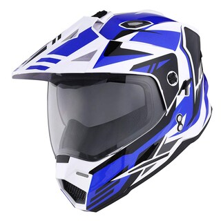 Foto 2 | Foto 2 | Casco 1storm Storm Force Blue Dual Sport Con Doble Visera Talla L - Venta Internacional.