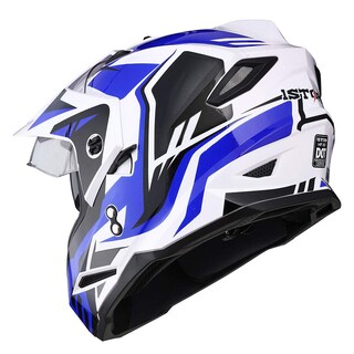Foto 4 | Foto 4 | Casco 1storm Storm Force Blue Dual Sport Con Doble Visera Talla L - Venta Internacional.