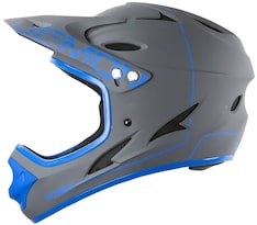 Casco Demon United Podium Integral Gris/azul  Talla Xl - Venta Internacional.