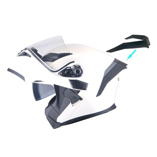 Foto 2 | Foto 2 | Casco De Moto 1storm Hb89 Blanco Brillante  Talla L 57-58 Cm - Venta Internacional.